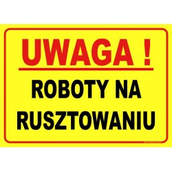 UWAGA! ROBOTY NA RUSZTOWANIU